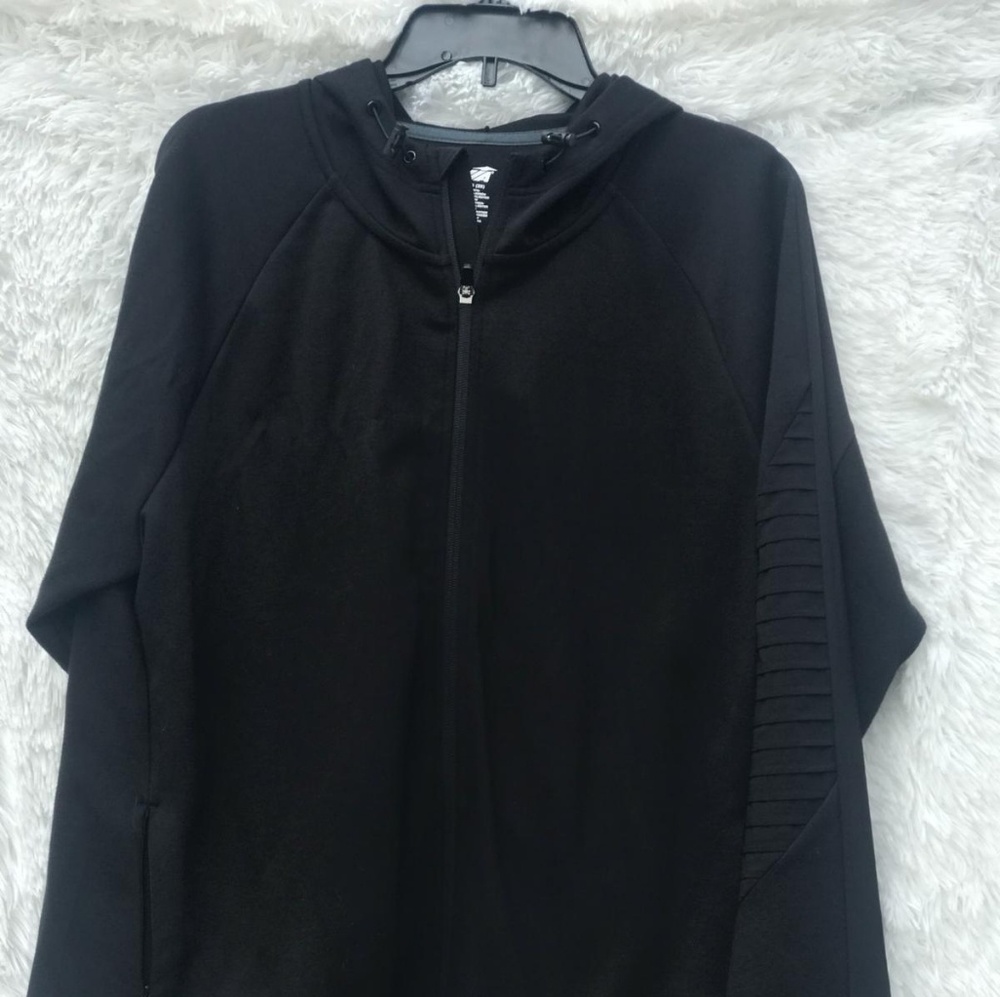 Athletic Black Long Sleeve Hoodie